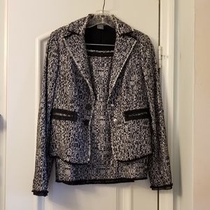Ann Taylor Tweed and Silk Suit Separates